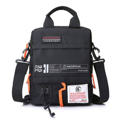 HAOSHUAI 206-1 Men Handheld Crossbody Bag Outdoor Waterproof Cloth Bag, 206-1 Light Blue, 206-1 Camouflage, 206-1 Dark Blue, 206-1 Black, 206-1 Army Green, 206-1 Grey, 206-1 Brick Red