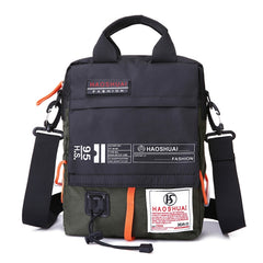 HAOSHUAI 206-1 Men Handheld Crossbody Bag Outdoor Waterproof Cloth Bag, 206-1 Light Blue, 206-1 Camouflage, 206-1 Dark Blue, 206-1 Black, 206-1 Army Green, 206-1 Grey, 206-1 Brick Red