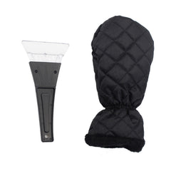 Thick Waterproof Snow Removal Shovel Car Warm Gloves, Black, Green, Blue