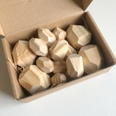 Children Early Teachings Stack Stone Building Blocks Wood Stack Stone Toys, 16 Grains Pine Original Color, 16 Grains Color A, 16 Grains Colorful B, 18 Grains Small Tree, 20 Grains Beech Original Color, 20 Grains Colorful A, 20 Grains Colorful B