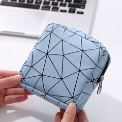 XH8214 Portable Sanitary Napkin Storage Bag Large Capacity Waterproof Coin Bag, XH8214 Fluorescence, XH8214 Sky Blue, XH8214 Cherry Pink, XH8214 Apricot, XH8214 Plant Green, XH8214 Black