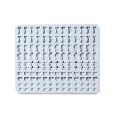 130 Grids Silicone Mat Baking Mold Mini Pet Snacks Dog Food Baking Pan Mold Biscuit Cake Mold, Blue, Pink