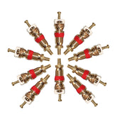 10pcs /Set Valve Core Gas Needle Car Tires Universal Vacuum Tire Exhaust Valve