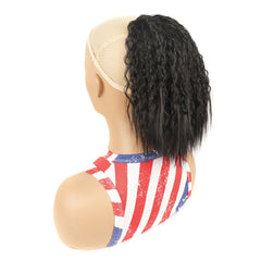 LS868 Drawstring Fixed Corn Perm Curly Wig Fluffy Short Ponytail Wigs, 1B, 1BH27, 1BH30, 1BH33, 1BH613, 1BHBlue2, 1BHBug, 1BT27, 1BT30, 1BTBlue2, 1BTBug, 2, 4, 4H27, 16, 27