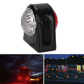 MK-249 10-30V 8LEDs Red And White Truck Round Side Light, MK-249 (Red White)