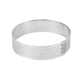 BN1006 Stainless Steel Mousse Circle Thickened Perforated Cake Mold DIY Baking Tools, Round(3.5 inches), Oval(7.2 inches), Rectangle(3.9 inches), Love(3.1 inches), Rectangle(4.3 inches), Rectangle(4.7 inches), Rectangle(7 inches), Square(2.9 inches)