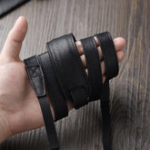Outdoor Photography Cowhide Leather Camera Shoulder Hanging Neck Winding Strap, Spec:, Top-layer (Black), Top-layer (Coffee), Split Leather (Coffee), Split Leather (Black), Pure Leather (Black), Pure Leather (Deep Coffee), Pure Leather (Coffee)