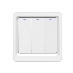 Tuya ZigBee Smart Single-fire Zero-fire Sharing Switch Phone Control Voice Panel EU Plug, Spec:, 1 Button, 2 Buttons, 3 Buttons