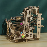 LG825 Mechanical Track Ball 3D Wooden Puzzle Toy DIY Handmade Ornaments, Mechanical Track Ball