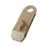 Tent Additional Pull Point Shark Clips Outdoor Camping Canopy Windproof Clip, 1PC (Mud-color), 1PC (Dark Green)