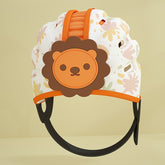 Soft Baby Helmet Safety Hat Toddler Anti-collision Protective Hat for Baby Walking, Lion Orange, Lion Brown, Blue Rabbit, Pink Rabbit