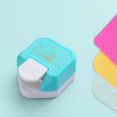 KW-TRIO 3 in 1 Multi-angle Paper Cutter Filleter, YJQ-3, Pink, Flat Angle, Fancy Angle, MJQ-3 Right Angle, MJQ-3 Fillet