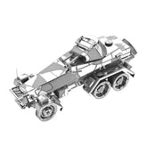 3D Three-dimensional Metal Car Assembly Model DIY Puzzles Toy, Armored Car, 1935 J-type Car, Time Machine, H2R Motorcycle, Jeep, Monster Truck