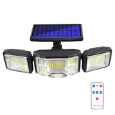 Remote Control Solar Wall Light LED Triple Rotation Sensor Flood Light, 192LED Integrated, 192COB Integrated, 192LED Split, 192COB Split