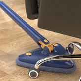 Triangular Mop Household Ceiling Cleaner Wipe Wall Tiles Imitation Hand Twist Mop, with 2 Cloth