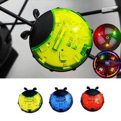 Ladybug Wheel Light Children Balance Bike Bicycle Hub Light, Manual&Automatic, Smart Red, Smart Green, Smart Blue, Manual Red, Manual Green, Manual Blue, Manual Transparent