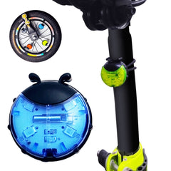 Ladybug Wheel Light Children Balance Bike Bicycle Hub Light, Manual&Automatic, Smart Red, Smart Green, Smart Blue, Manual Red, Manual Green, Manual Blue, Manual Transparent