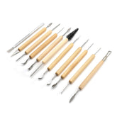 11pcs/set Soft Clay DIY Wooden Knife Tools, 11pcs/set