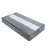 Non-Woven Quilt Storage Bag Home Dustproof Finishing Bag Moving Packing Bag 100 x 50 x 15cm, Light Gray, Deep Gray, Black