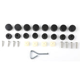 For North American Models Silicone License Plate Frame, Screw Accessories