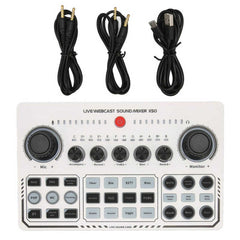 X50 Bluetooth RGB LED Live Sound Card With OTG Port Interface, X50