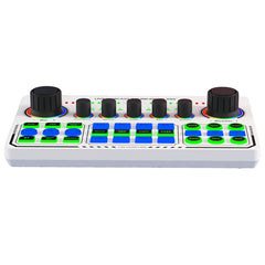 X50 Bluetooth RGB LED Live Sound Card With OTG Port Interface, X50