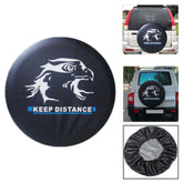 PVC Faux Leather Spare Wheel Cover Rear Tire Protector, 14 inch, 15 inch, 16 inch, 17 inch