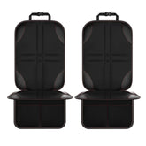 2pcs Child Car Seat Protector Non-Slip Base Material + Waterproof 600D Fabric, Red Line, Black Line