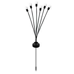 2sets Solar Firefly Lights Christmas Outdoor Garden Waterproof Lawn Lights, 6 Head Warm Light, 6 Head Color Light, 8 Head Warm Light, 8 Head Color Light, 10 Head Warm Light, 10 Head Color Light