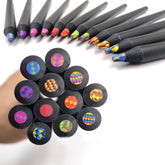 12pcs /Set Rainbow Pencils Wooden Colored Pencil For Kids Adults Art Drawing