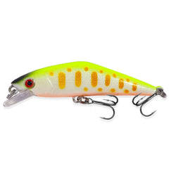 HENGJIA 5.7cm 3.4g Microbe Road Lures Slow Sinking Minnow Fake Bait, 1, 2, 3, 4, 5, 6, 7, 8, 9, 10, 10 Colors Bagged, 10 Colors Boxed