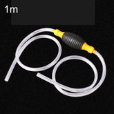 Car Motorcycle Oil Barrel Manual Oil Pump Self-Priming Large Flow Oil Suction, 1m