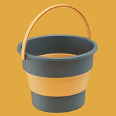 Medium 10L Folding Thickened Portable Plastic Bucket Outdoor Fishing Barrel Car Travel Wash Barrel, Medium 10L
