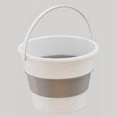 Medium 10L Folding Thickened Portable Plastic Bucket Outdoor Fishing Barrel Car Travel Wash Barrel, Medium 10L