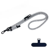 10mm Thick Rope Mobile Phone Anti-Lost Adjustable Lanyard Spacer, Camouflage Black White