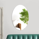 Oval Acrylic Mirror Stereo Wall Stickers Home Decoration Soft Mirror, 15cm x 10cm, 20cm x 13cm, 30cm x 20cm, 42cm x 27cm