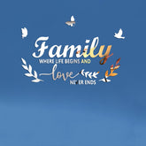 Acrylic Familylove Stereoscopic Mirror Wall Stickers Home Self-Adhesive Decorative Soft Mirror, Familylove