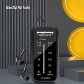 SH-05 Mini Listening Test Special Pin-Type FM/AM Two-Band Radio With Back Clip, SH-05