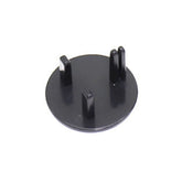 UK 3-Hole Baby Socket Protection Cover, Round Black, Round Transparent, Pear Shaped White, Round Thin White, Round Thin Black