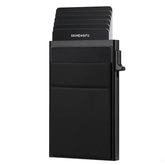 Slim Metal Wallet Pop Up Credit Card Holder RFID Blocking Men Business Card Clip