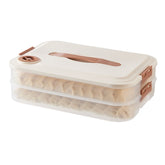 Dumpling Storage Box Food Grade Home Dumpling Frozen Fresh Case, 2 Layer With Cover, 3 Layer With Cover, 4 Layer With Cover