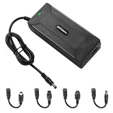 42V 2A Electric Bike Scooter Lithium Battery Charger With 4 Adapter Line, US Plug, EU Plug, UK Plug, AU Plug