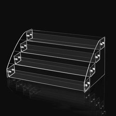 Acrylic Nail Polish Display Rack Transparent Ladder Stand Cosmetic Essential Oil Bottle Holder, 2 Layers, 3 Layers, 4 Layers, 5 Layers, 6 Layers, 7 Layers