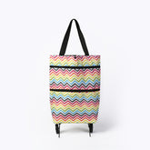2 In 1 Oxford Cloth Shopping Bag Foldable Shopping Trolley Cart