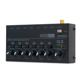 Ultra-Compact Low-Noise 6 Channel Stereo Audio Mixer, US Plug, MIX600