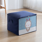 Non-woven Clothing Organization Quilt Dustproof Storage Bag, Horizontal Gray 50x42x39cm, Horizontal Navy Blue 50x42x39cm, Horizontal Light Blue 50x42x39cm, Vertical Light Blue 48x35x48cm