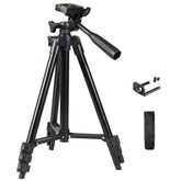 Portable Aluminum DSLR Camera Live Tripod Photography Retractable Landing Bracket, 102cm Tripod+Clip+Bag, 102cm Tripod+Clip+Bag+Controller+Adaptor, 150cm Tripod+Clip+Bag, 150cm Tripod+Clip+Bag+Controller+Adaptor
