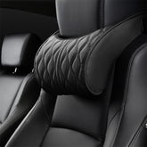 Car Seat Memory Foam Support Cushion, Black Headrest