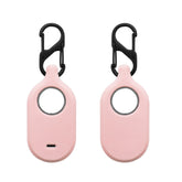 For Samsung Galaxy SmartTag2 With Key Ring Silicone Protective Case, S Buckle Pink, S Buckle Deep Blue, S Buckle Black, D Buckle Pink, D Buckle Deep Blue, D Buckle Black, Round Buckle Pink, Round Buckle Deep Blue, Round Buckle Black