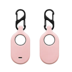 For Samsung Galaxy SmartTag2 With Key Ring Silicone Protective Case, S Buckle Pink, S Buckle Deep Blue, S Buckle Black, D Buckle Pink, D Buckle Deep Blue, D Buckle Black, Round Buckle Pink, Round Buckle Deep Blue, Round Buckle Black